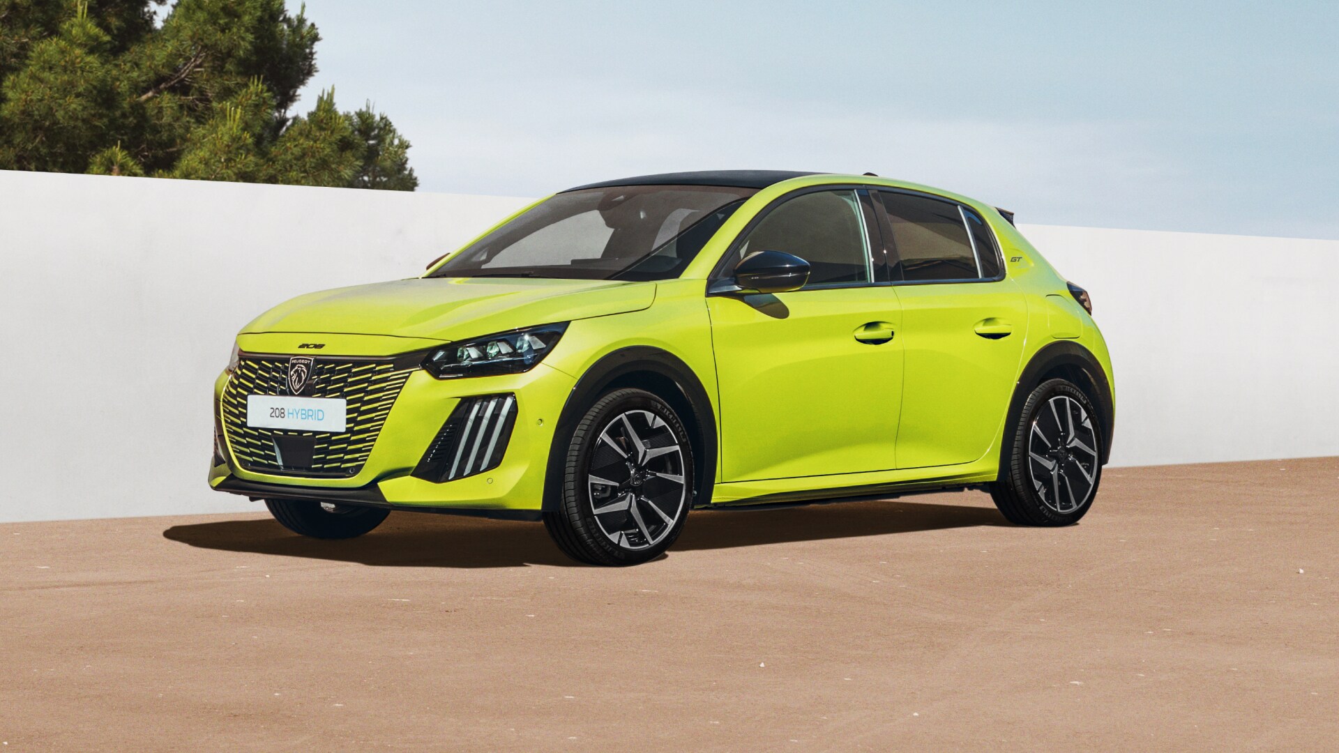 PEUGEOT 208 Hybrid voorzijaanzicht